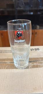 6 Jupiler glazen geen koerier diensten, Verzamelen, Biermerken, Ophalen, Zo goed als nieuw, Jupiler