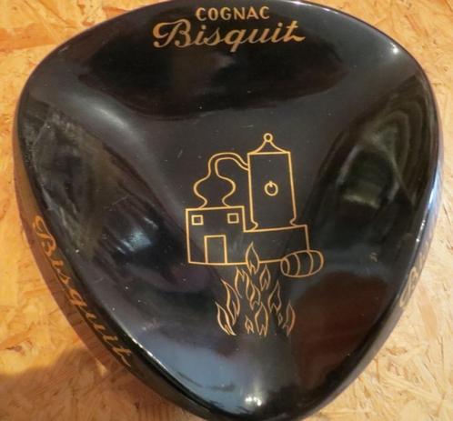 VINTAGE PORSELEIN ASBAK COGNAC BISQUIT, Antiek en Kunst, Antiek | Porselein, Verzenden