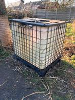 Regenvat 1000 L, Tuin en Terras, Ophalen, Kunststof, Gebruikt, Met kraantje