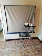 diaprojector met tafel en scherm, Audio, Tv en Foto, Diaprojectoren, Ophalen, Gebruikt