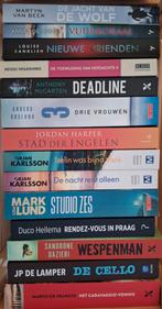 Pakket thrillers. 14 recente boeken., Ophalen, Zo goed als nieuw