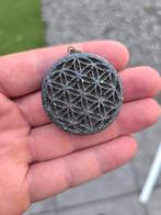 Hanger Orgoniet flower of life, Handtassen en Accessoires, Kettinghangers, Ophalen, Zo goed als nieuw