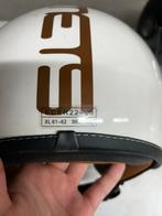 Brommer helm wit, Fietsen en Brommers, Ophalen, Zo goed als nieuw, Extra large of groter, Boost