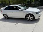 À saisir affaire Audi A3 S Line 2.0 TDI 140ch – Année 2008, Auto's, Automaat, Zwart, Wit, Leder