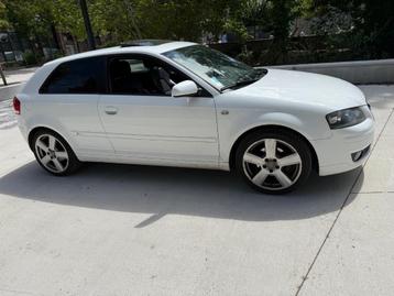 À saisir affaire Audi A3 S Line 2.0 TDI 140ch – Année 2008, Autos, Cuir, Achat, Noir, Alarme