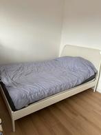 Bed 140x200, Gebruikt, 140 cm, Metaal, Wit