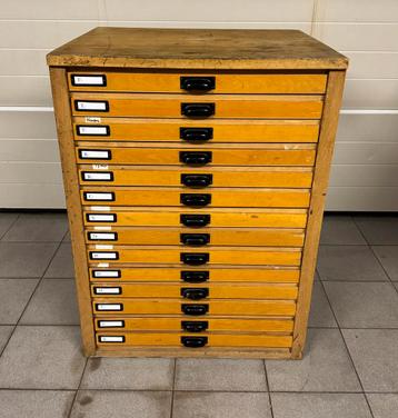 zetbok / letterkast / drukkerij kast beschikbaar voor biedingen