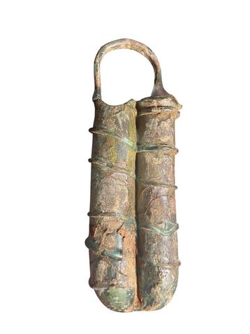 Archeologie - Romeinse dubbele balsamarium *zeldzaam* beschikbaar voor biedingen