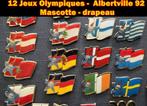 12 Olympische Spelen - Albertville1992 12 landen, Verzamelen, Speldjes, Pins en Buttons, Ophalen of Verzenden