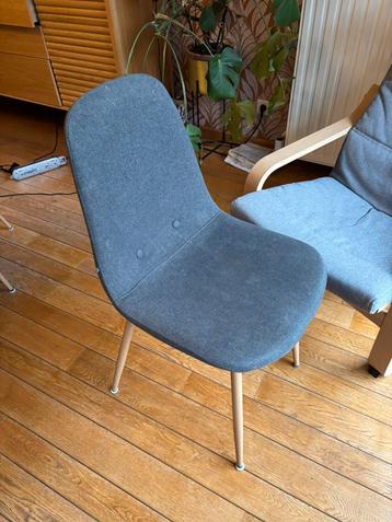 6 Chaises salon 200 euros, Enlèvement, Gris