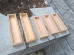 5 plateaux en bois robustes faits à la main, Enlèvement ou Envoi