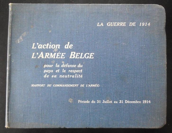 l'Action de l'Armée Belge - 1915, Boeken, Oorlog en Militair, Gelezen, Ophalen of Verzenden