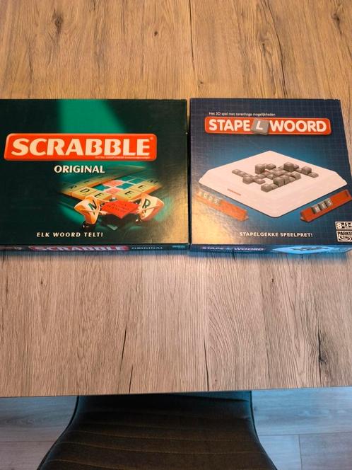 Scrabble- en Stapelwoordspel, Hobby en Vrije tijd, Gezelschapsspellen | Overige, Ophalen