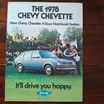 THE 1978 CHEVY  CHEVETTE, Boeken, Auto's | Folders en Tijdschriften, Ophalen of Verzenden, Nieuw, Chevrolet