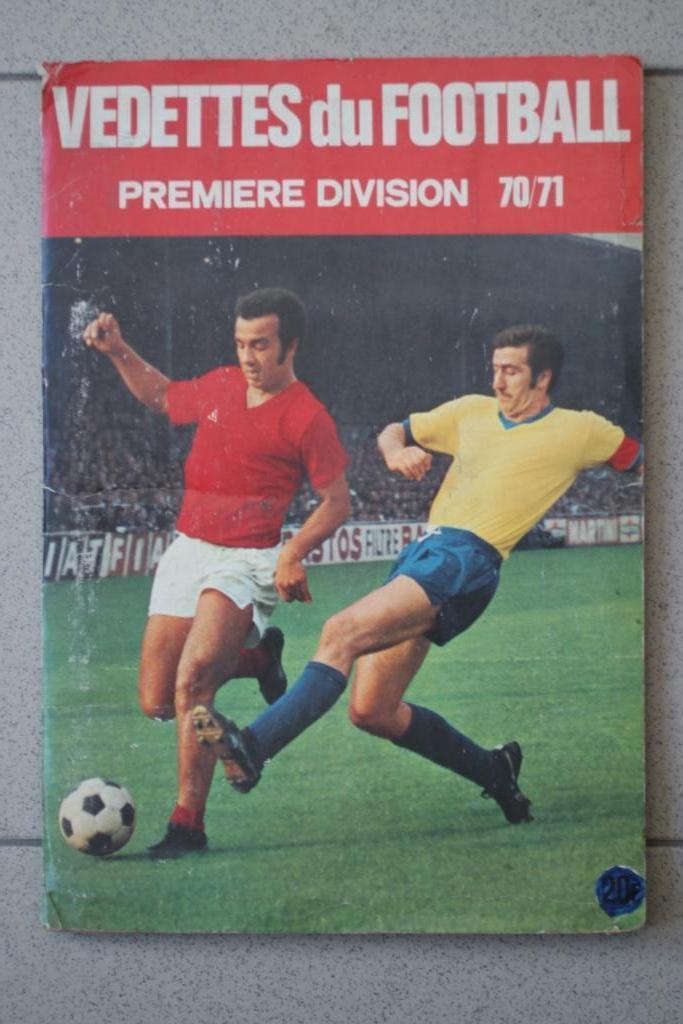 Album Chromos Vedettes  Football 1970 Vanderhout uitverkocht, Hobby en Vrije tijd, Stickers en Plaatjes, Ophalen of Verzenden