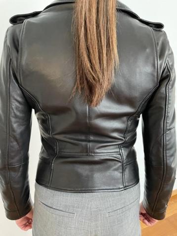 Leren vest, zwart, mtS, nooit gedragen!, Ophalen of Verzenden, Nieuw, Maat 36 (S), Zwart