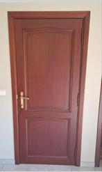 Massief eiken houten binnendeuren 5 stuks, Ophalen, Gebruikt