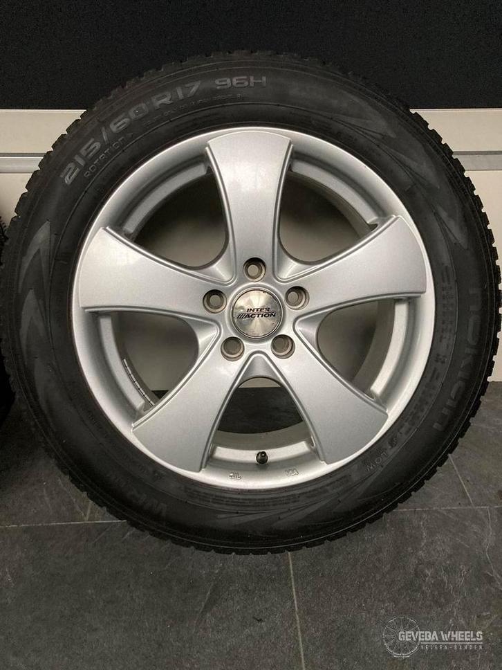 17'' Nissan Qashqai J10 J11 velgen + winterbanden 5x114.3, Auto-onderdelen, Banden en Velgen, Banden en Velgen, Winterbanden, 17 inch
