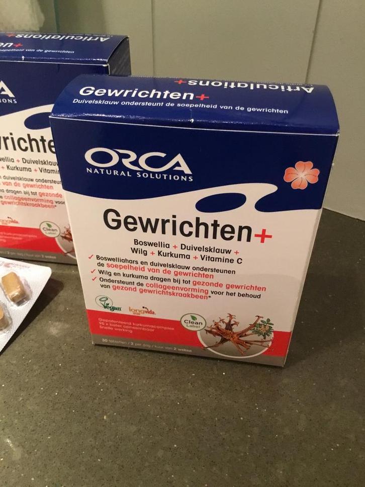 Orca Solutions - Gewrichten +  met Kurkuma (30 stuks + 10), Sport en Fitness, Gezondheidsproducten en Wellness, Nieuw, Ophalen