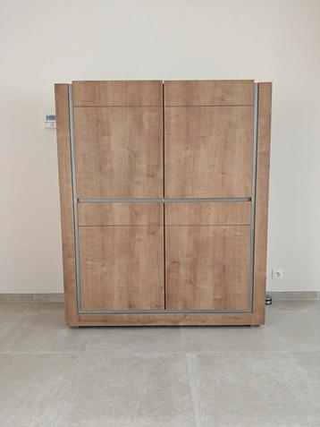 eetkamer met tv meubel en salontafel, mooie staat, Huis en Inrichting, Woonaccessoires | Kamerschermen, Ophalen, Gebruikt