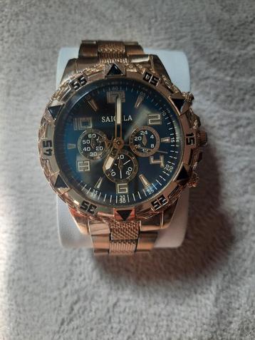 MOET WEG! gouden horloge voor mannen niet echt! beschikbaar voor biedingen