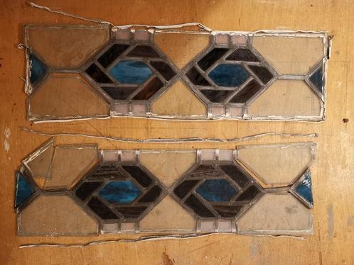 Vitraux 1920 (gratuit), Antiek en Kunst, Antiek | Glaswerk en Kristal, Ophalen