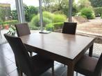 Tafel en stoelen, Huis en Inrichting, Ophalen, Gebruikt, 100 tot 150 cm, Vijf personen of meer