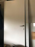 Volle houten binnendeuren met klink 4 stuks, Doe-het-zelf en Bouw, Deuren en Vliegenramen, Ophalen, Zo goed als nieuw, Hout