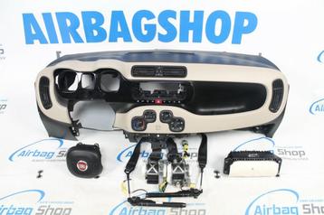 Airbag set - Dashboard beige Fiat Panda (2012-heden) beschikbaar voor biedingen