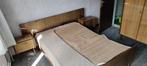 gratis bed twee persoon, Huis en Inrichting, Slaapkamer | Bedden, Ophalen, Gebruikt, Bruin, Tweepersoons