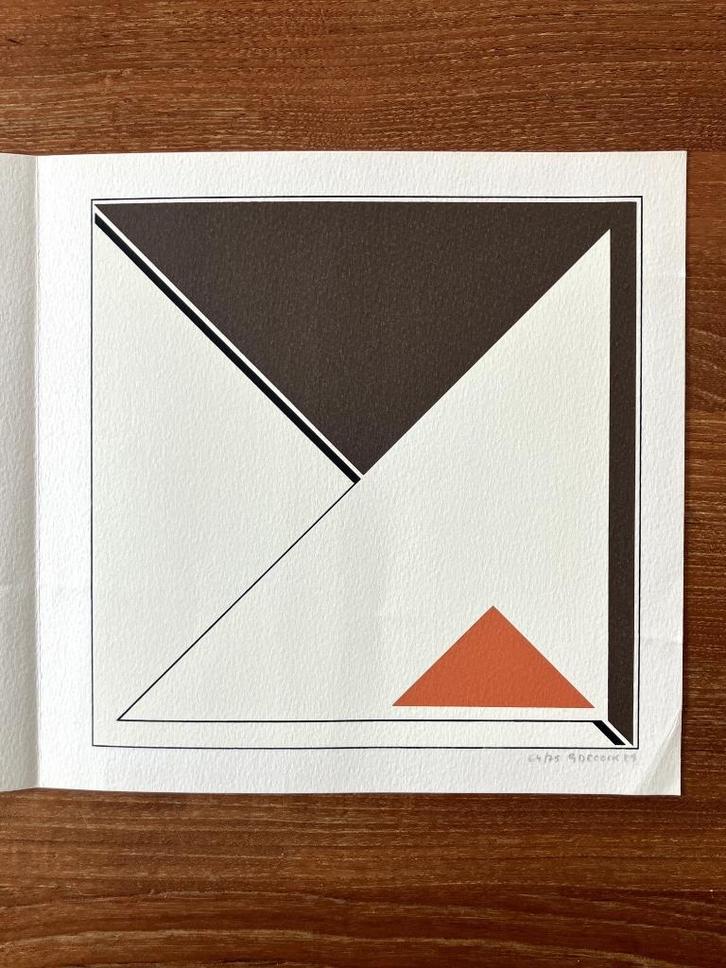 GILBERT DECOCK - Prachtig kleine zeefdruk - 1987, Antiek en Kunst, Kunst | Litho's en Zeefdrukken, Ophalen of Verzenden