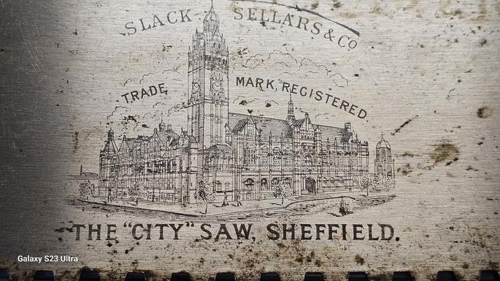 Antieke boomzaag Sheffield, Antiek en Kunst, Antiek | Gereedschap en Instrumenten, Ophalen