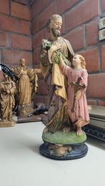 Antiek beeld Jesus met kind, Antiek en Kunst, Ophalen of Verzenden