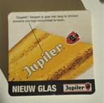 bierviltjes van Jupiler / nieuw glas !, Verzamelen, Biermerken, Ophalen of Verzenden, Nieuw, Viltje(s), Jupiler