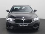 BMW 5-serie 530e Executive | Leder | Navi | ECC | Cam | PDC, Auto's, Achterwielaandrijving, Euro 6, 4 cilinders, Zwart