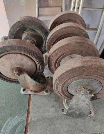 6wielen te koop diameter 20cm beschikbaar voor biedingen