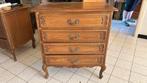 Commode en bois massif style Louis XV 1960, Ophalen