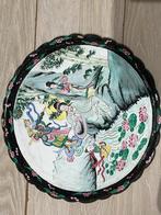 Serveer schotel in glas emaille rond 35 cm., Ophalen of Verzenden