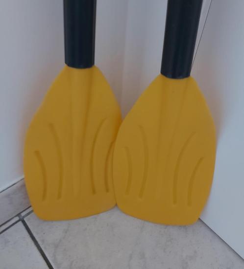 2 demonteerbare roeispanen op kindermaat - geel, Tuin en Terras, Zwembaden, Zo goed als nieuw, Overige typen, Ophalen of Verzenden