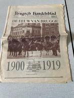 heruitgave krant Brugsch Handelsblad, Ophalen of Verzenden, 1980 tot heden, Krant