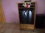 Meuble chene massif pour chaine hi-fi., Ophalen, Zo goed als nieuw, Eikenhout, Met deur(en)