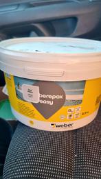 Voegsel epoxy Weber, Ophalen