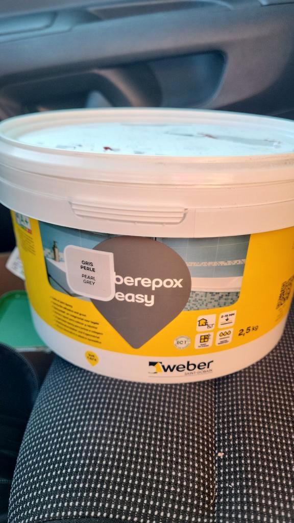 Coulis époxy Weber, Bricolage & Construction, Dalles & Carrelages, Enlèvement