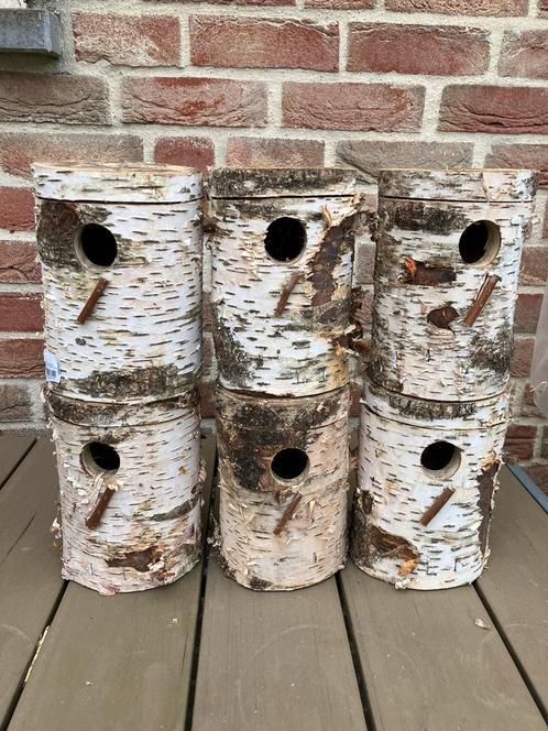 NIEUWE BERKEN BLOKKEN VOOR EXOTEN EN PARKIETEN, Tuin en Terras, Vogelhuisjes en Vogelbaden, Nieuw, Ophalen