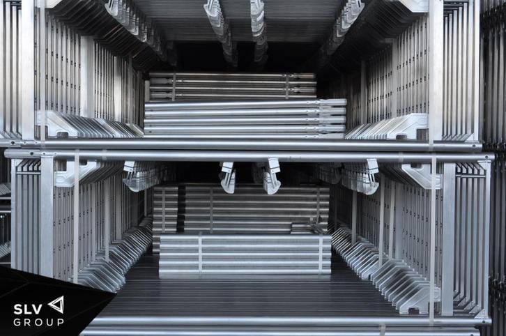 Echafaudage Steigers ALU 154,73m2 SLV-73, Bricolage & Construction, Échafaudages, Neuf, Échafaudage de façade, 5 mètres de hauteur ou plus