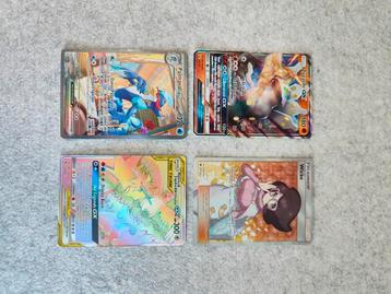 4 duure Pokémon kaarten  beschikbaar voor biedingen