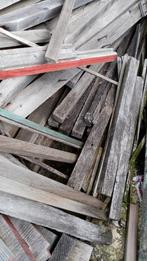 houten balkjes en paletten, Tuin en Terras, Brandhout, Ophalen