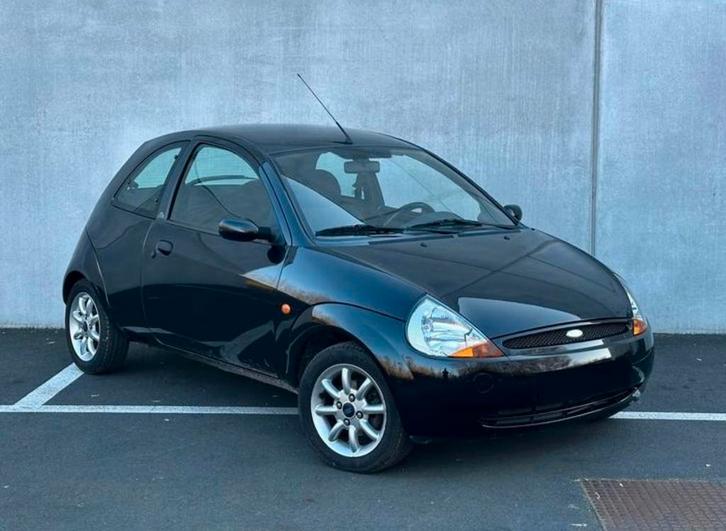 Ford Ka 2008 62.000 km, Auto's, Ford, Bedrijf, Ka, Benzine, Zwart, Ophalen