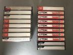 Achttien TDK cassettebandjes:, Cd's en Dvd's, Verzenden, Gebruikt