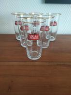 Stella Artois Glazen Boerkes, Boerkens, 6 stuks 25cl, Ophalen of Verzenden, Zo goed als nieuw, Stella Artois